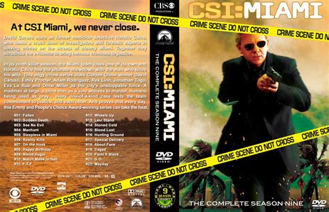 Csi Miami Season Tv Dvd Custom Covers Csi Miami S Dvd Covers