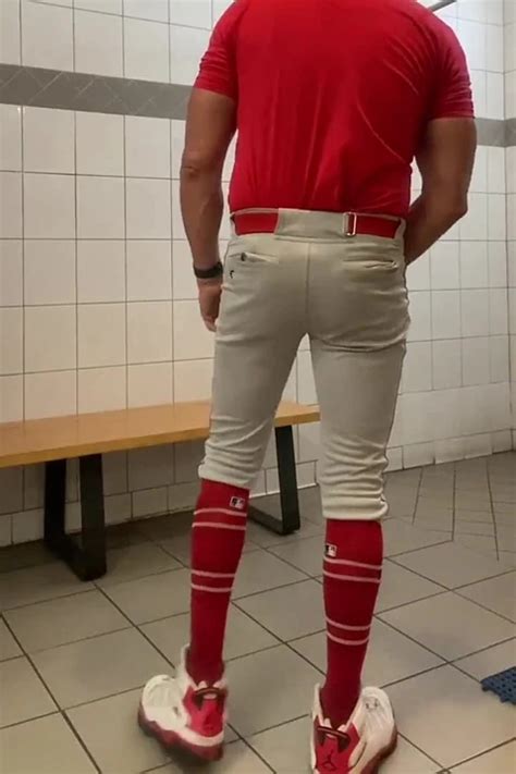 Buff Dilfjockdad Edges In The Locker Room In Baseball Gear Gay Porn Feat Jockdad By