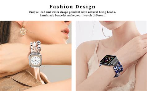 V Moro Beaded Boho Bracelet Compatible With Apple Watch Band 38mm40mm41mm Women