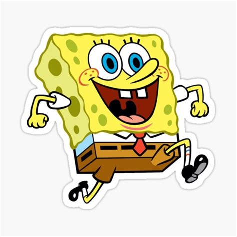 Spongebob Squarepants Vinyl Decal Laptop Decal Spongebob Etsy