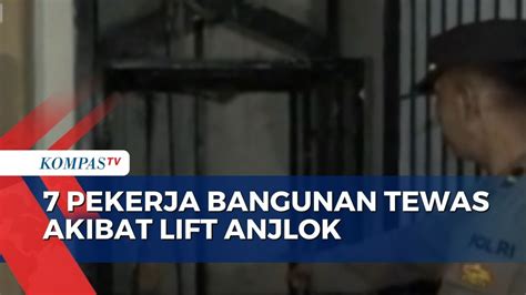 Lift Barang Anjlok Dari Lantai Tujuh Pekerja Bangunan Tewas Dan