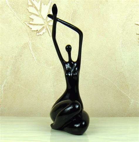 Abstract Female Dancer Figurine Tabletop Resin Naked Lady Model