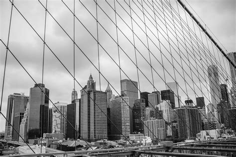 View from Brooklyn Bridge with NYC skyline in the Backgrou… | Flickr