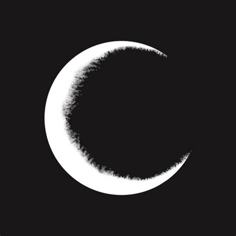 Aesthetic white crescent moon element | Premium PSD - rawpixel