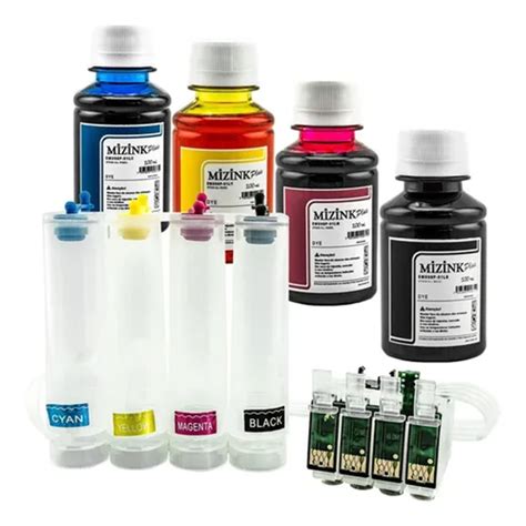 Bulk Ink Tx125 Tx135 T25 Tx133 Kit Limpeza Tinta