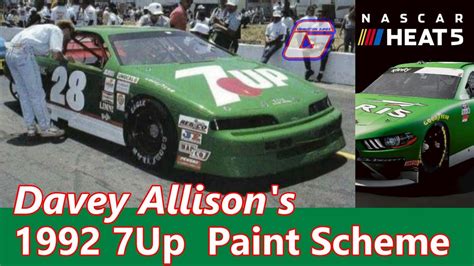 Davey Allison S 1992 7UP NASCAR Paint Scheme Made In NASCAR Heat 5