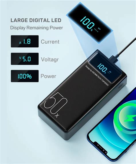 повербанк 50000мАч power bank внешний аккумулятор пауэр банк 50000 мАч ...