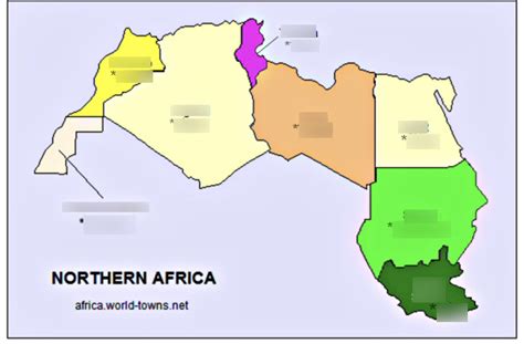 Glst Geography North African Countries Diagram Quizlet