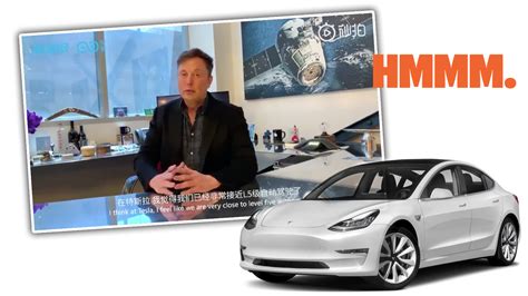 Elon Musk Says Tesla Is Very Close To Full Autonomy Which Makes Me Think He Doesnt Really