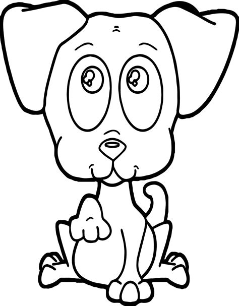 Puppy Coloring Pages Cute