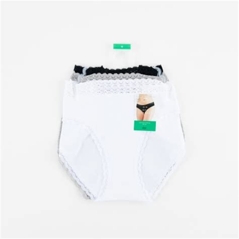 Dip Womens Cotton Stretch Bikini Underwear 3 Pc M Kroger