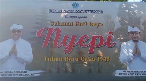 MENGUCAPKAN SELAMAT HARI RAYA NYEPI TAHUN BARU CAKA 1945 2023 M YouTube