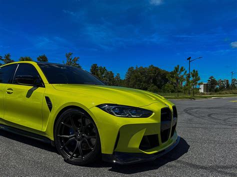 Bmw M3 G80 Yellow Vorsteiner V Ff 103 Wheel Front