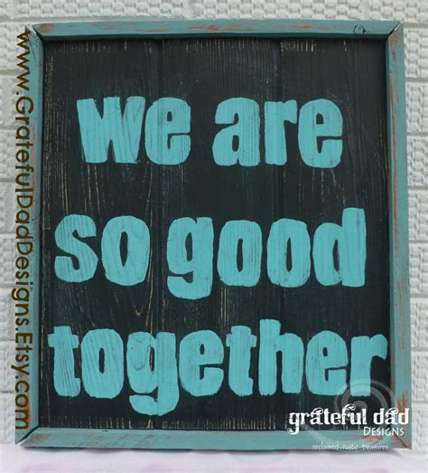 Custom Framed We Are So Good Together Beach House Art