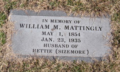 William M Mattingly 1854 1935 Find A Grave Memorial