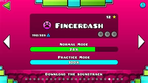 지오메트리대시 geometry dash fingerdash 74 YouTube