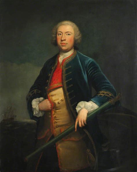 Portrait Of A Naval Officer C1740 Art Uk