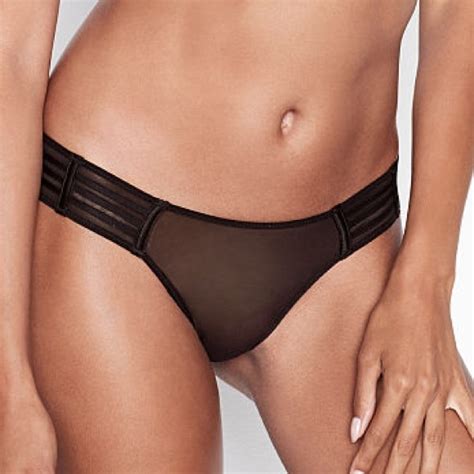 Victoria S Secret Intimates Sleepwear Vs Luxe Lingerie Mesh Cheekini Panty Medium Poshmark