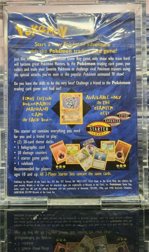 Mavin Pokemon Base Set 2 Player Starter Set Theme Deck Factory Sealed