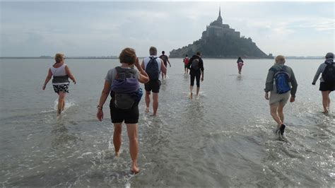 Traversée de la baie du mont St Michel 14 09 22 YouTube