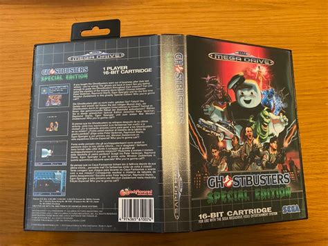 Ghostbusters Special Edition Pal Version Sega Mega Drive Genesis Etsy