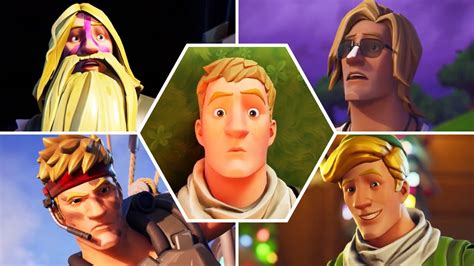 Evolution Of Jonesy In All Fortnite Trailers Cutscenes YouTube