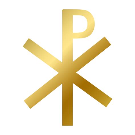 Chi rho symbol isolated christianity religion sign 2757754 Vector Art ...