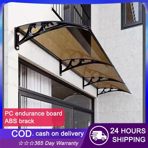 Window Awning Canopy With Bracket For Outdoor And Door Multipurpose