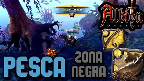 Pescando En Mapa Abierto De Zona Negra Albion Online Youtube