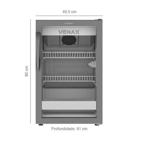 Expositora De Bebidas Vv 100L Branco VENAX Expositor De Bebidas