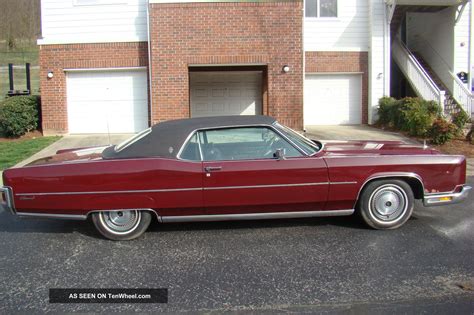 1973 Lincoln Continental 2dr Convertible