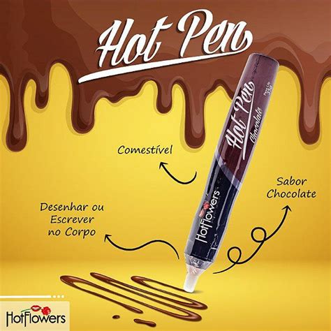 Hot Pen Morango Champanhe gr Hot Flowers Ninguém Vai Saber Sex Shop