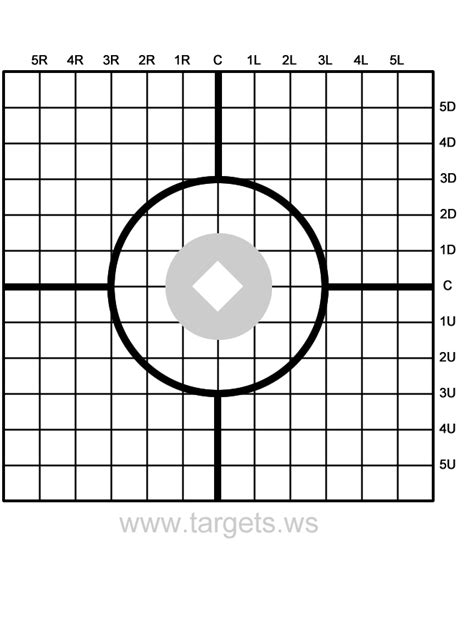 Free Yard Printable Rifle Zeroing Target