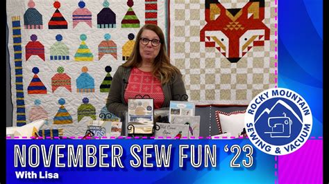 Rocky Mountain Sewing Vacuum Sew Fun November Part Youtube