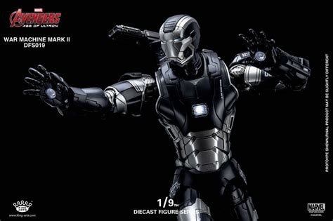 Avengers Age Of Ultron 19 Scale Diecast Figure War Machine Mark Ii