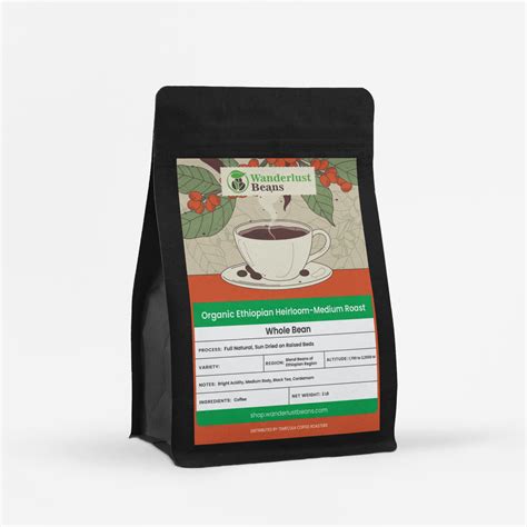 Ethiopian Sidama Single Origin Coffee Specialty Wanderlust