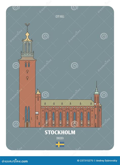 Stockholm City Hall, Sweden. Architectural Symbols of European Cities