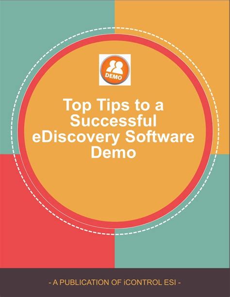 Top Tips To A Successful EDiscovery Software Demo PDF