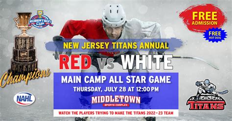 NAHLTitans On Twitter It S The Annual Red Vs White Main Camp All