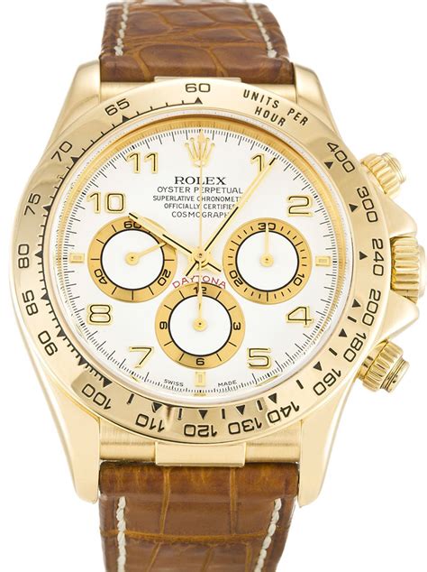 Replica Rolex Daytona 40mm Dial White Ref 16518