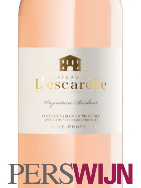 Label Château de l Escarelle Rosé 2020 Provence Côteaux Varois en