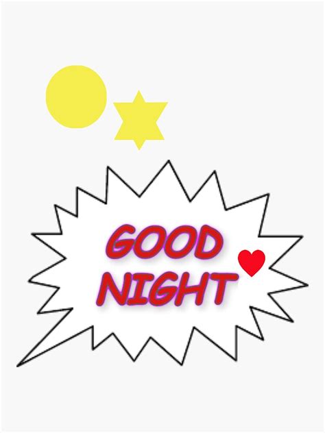 "Good night emoji" Sticker for Sale by Zarastores2022 | Redbubble