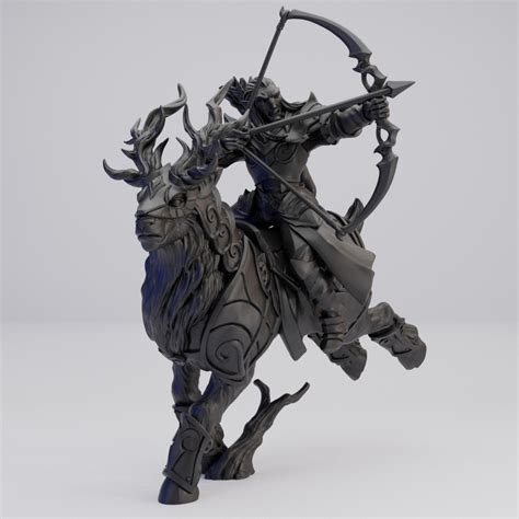Hot Goblin 鹿騎乗者フィギュア ホットゴブリン TRPGエルフ