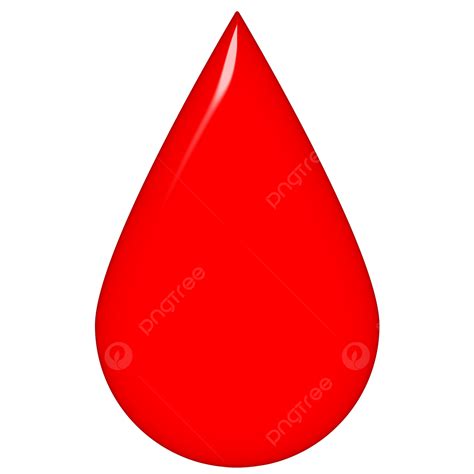 Isolated Blood Drop