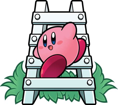 File Kssu Kirby Ladder Artwork Png Wikirby It S A Wiki About Kirby