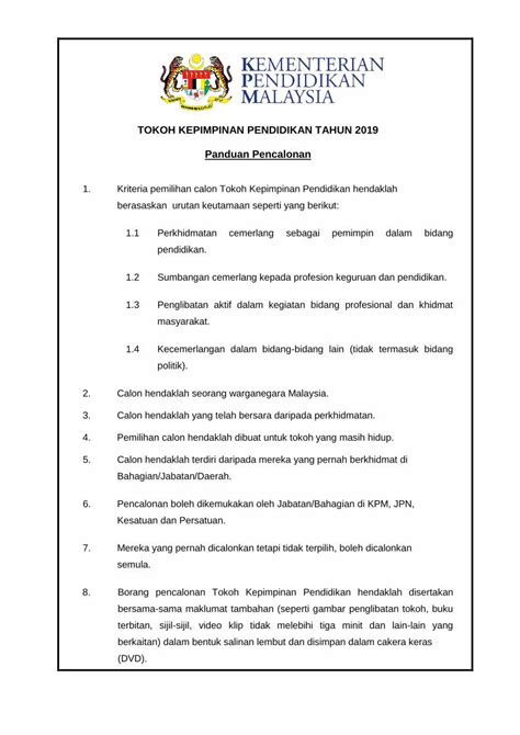 Pdf Tokoh Kepimpinan Pendidikan Tahun Panduan Tokoh