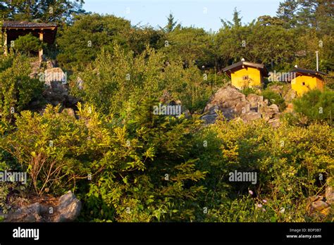 Traditional Houses in rural Chungbuk Province South Korea Stock Photo ...