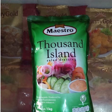 Jual MAESTRO Thousand Island Salad Dressing 1kg Shopee Indonesia