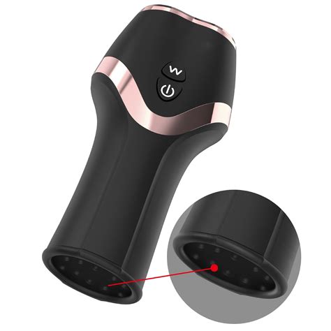 Automatic Masturbation Cup Male Vibrating Sucking Penis Exercise Delay Trainer Pumps Adult Sex