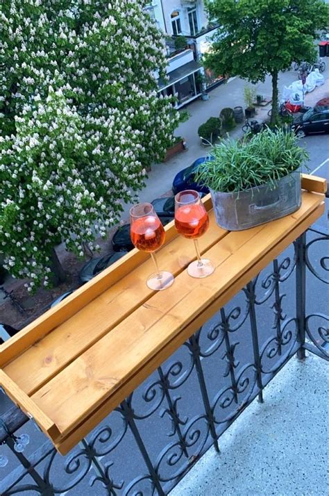 Small bar or hanging balcony tables, 22 amazing variations for tiny ...